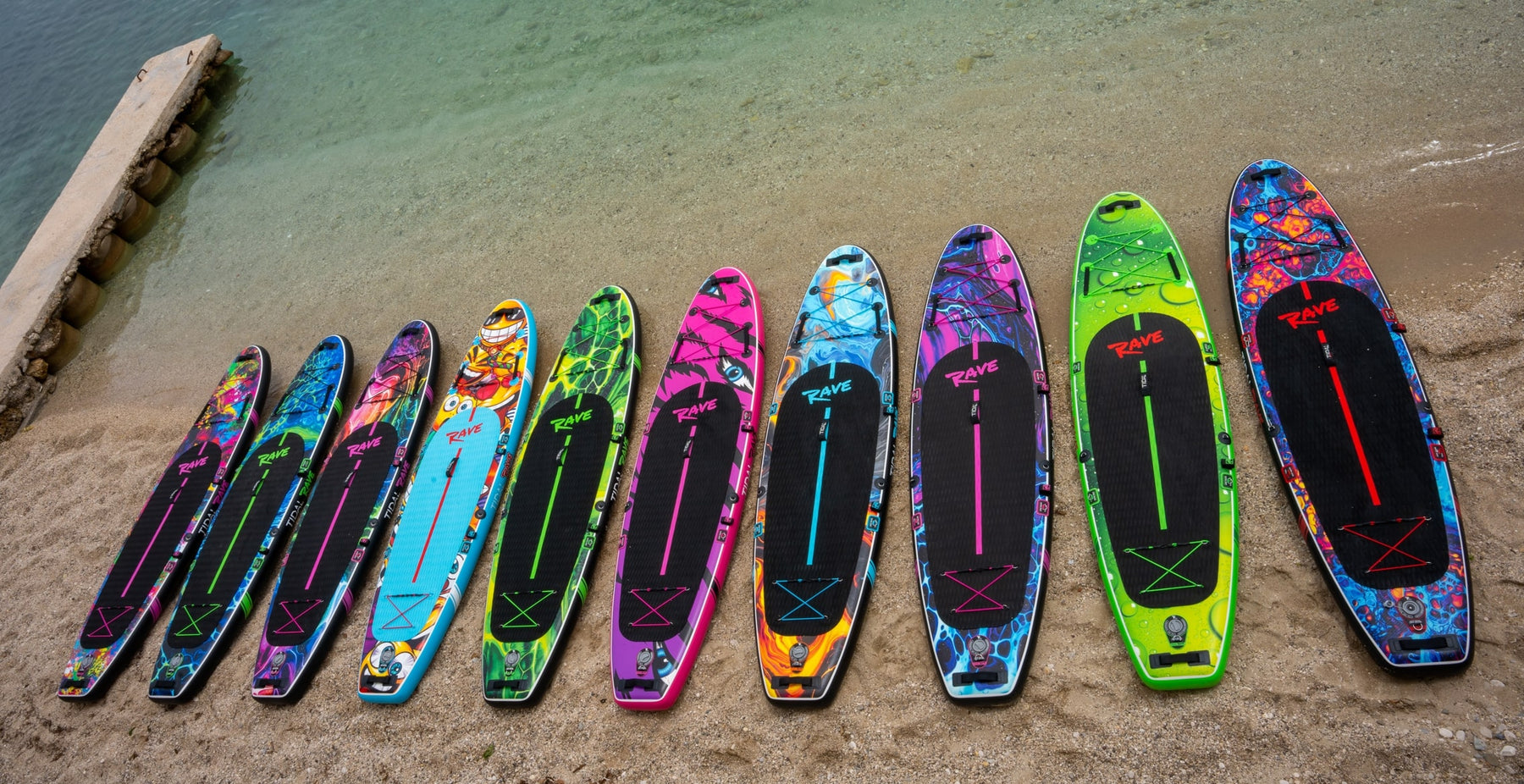 Tidal Rave Paddle Boards - HotSnap
