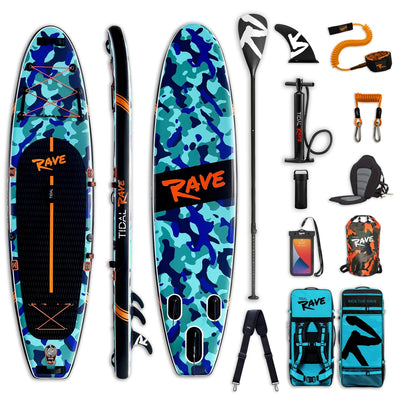 Tidal Rave™ ACRYLIC - (Limited Edition) 10’6 Inflatable Paddle Boards