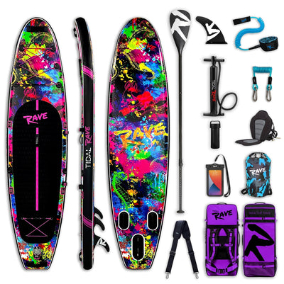 Tidal Rave™ ACRYLIC - (Limited Edition) 10’6 Inflatable Paddle Boards