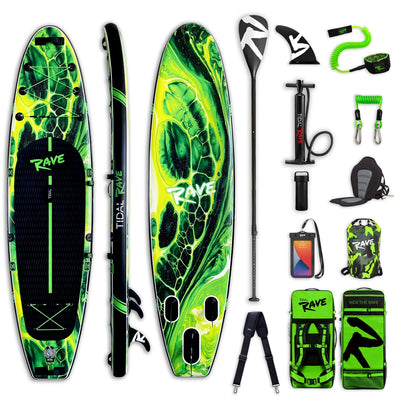 Tidal Rave™ ACRYLIC - (Limited Edition) 10’6 Inflatable Paddle Boards