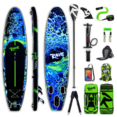 Tidal Rave™ ACRYLIC - (Limited Edition) 10’6 Inflatable Paddle Boards