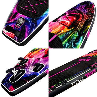 Tidal Rave™ ACRYLIC - (Limited Edition) 10’6 Inflatable Paddle Boards