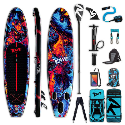 Tidal Rave™ ACRYLIC - (Limited Edition) 10’6 Inflatable Paddle Boards