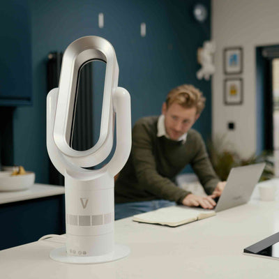 Merkury Innovations Wind Tunnel Portable Desktop Bladeless LED