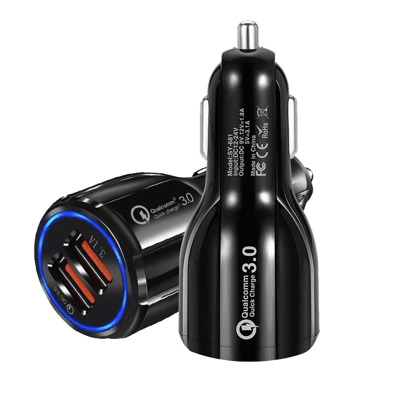 Dual Quick Charge 3.0 Car USB Adapter - HotSnap