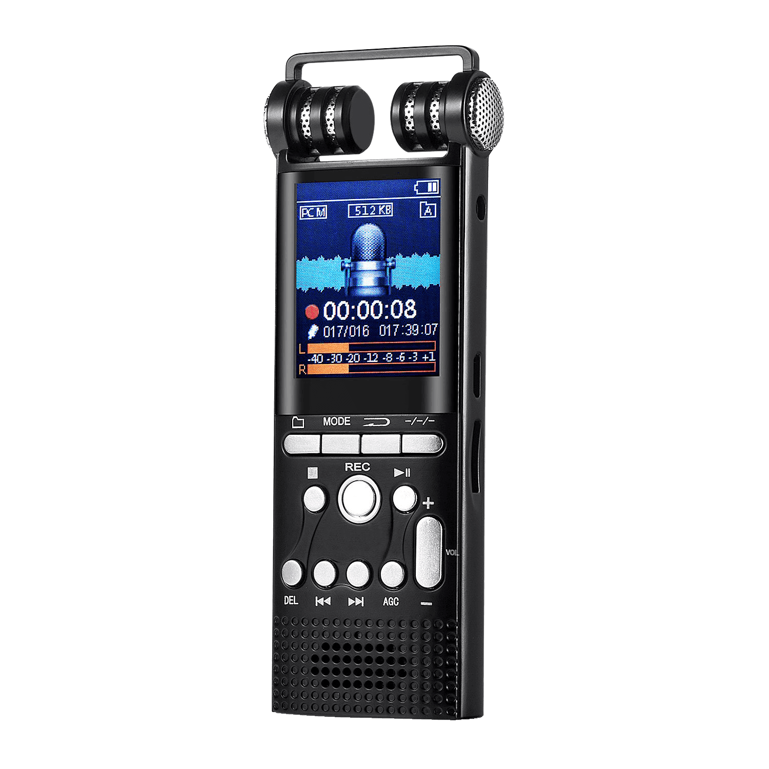 Hotsnap™ 16GB Dual Mic Dictaphone - HotSnap
