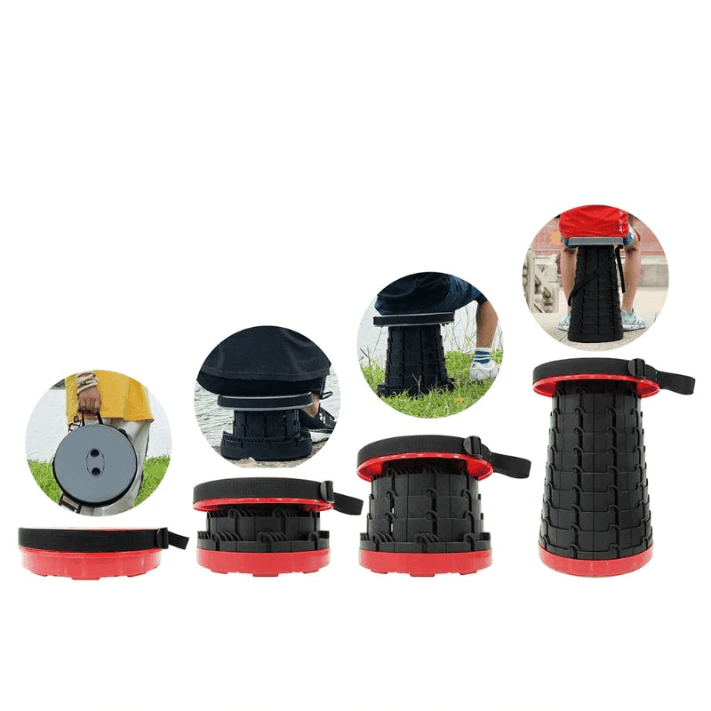 Portable online retractable stool